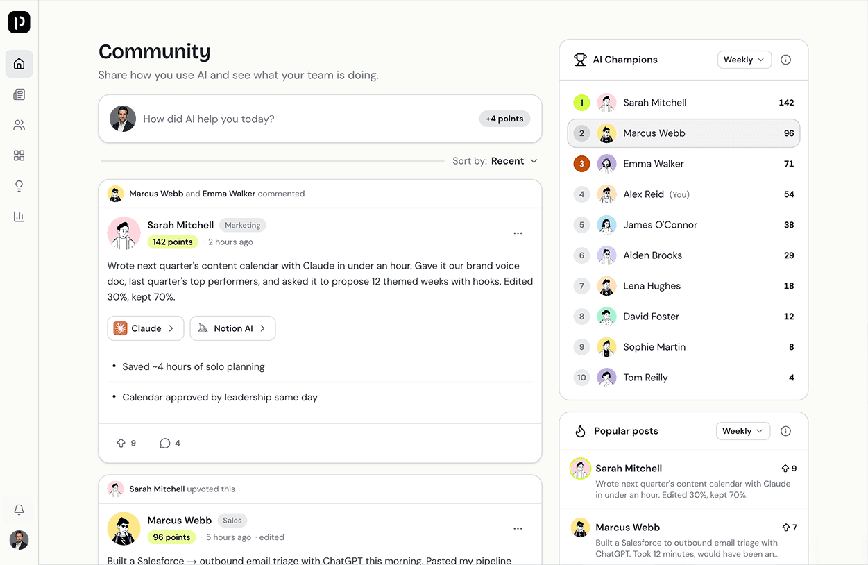 Community feed